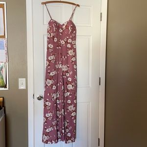 NWOT floral jumpsuit